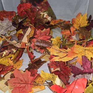 Autumn Leaf Garland Set Of 3 NEW